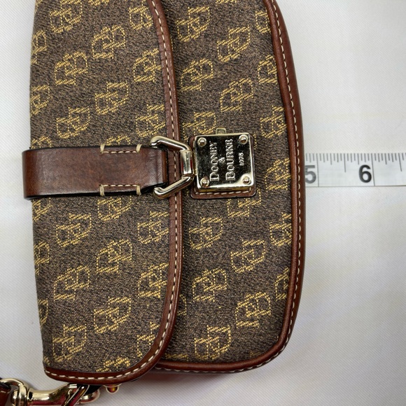 Vintage Dooney & Bourke 1975 Signature Monogram Wristlet / Clutch - Picture 11 of 16